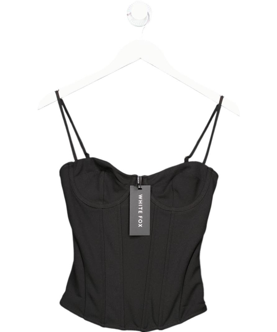 White Fox Black Moonlight Dance Bustier UK M