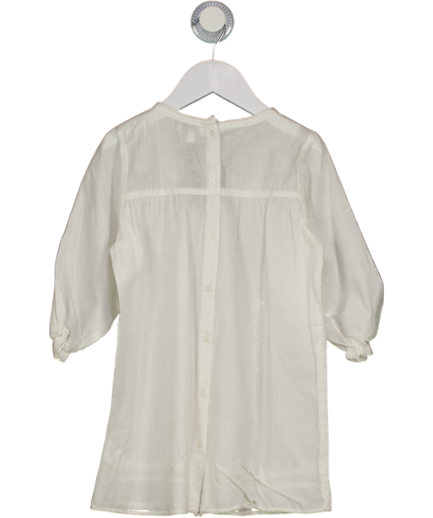 Belle Enfant Cream Lace And Embroidery Dress Ecru 3-4 Years