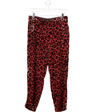 J.crew Pink Rose Leopard Print Trousers UK 6