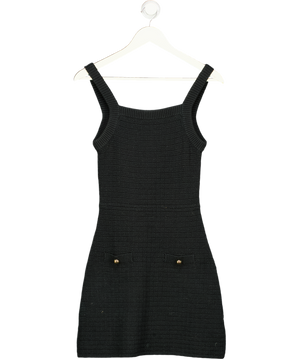 ZARA Black Mini Knitted Dress UK S