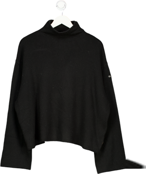 GOLDBERGH Black Lourdes Long Sleeve Merino  & Cashmere Knit Sweater UK S
