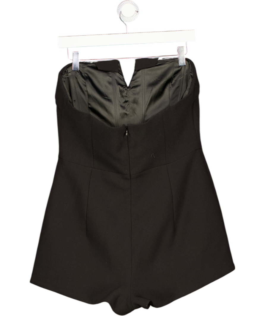 BARDOT Jezel Strapless Playsuit In Black UK 14