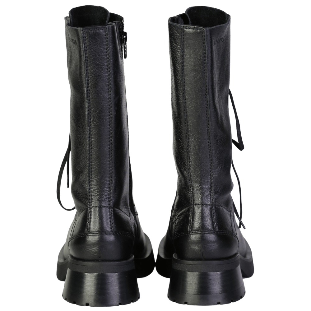 MIISTA Vel Black Natural Leather Boots UK 6 EU 39 👠