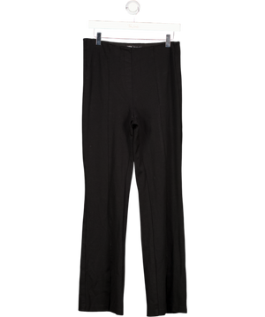 ZARA Black Seam Detail Ankle Split Trousers UK XL