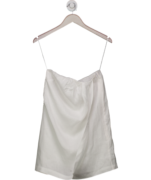 H&M Edition White Linen Wrap Front Skirt UK XS