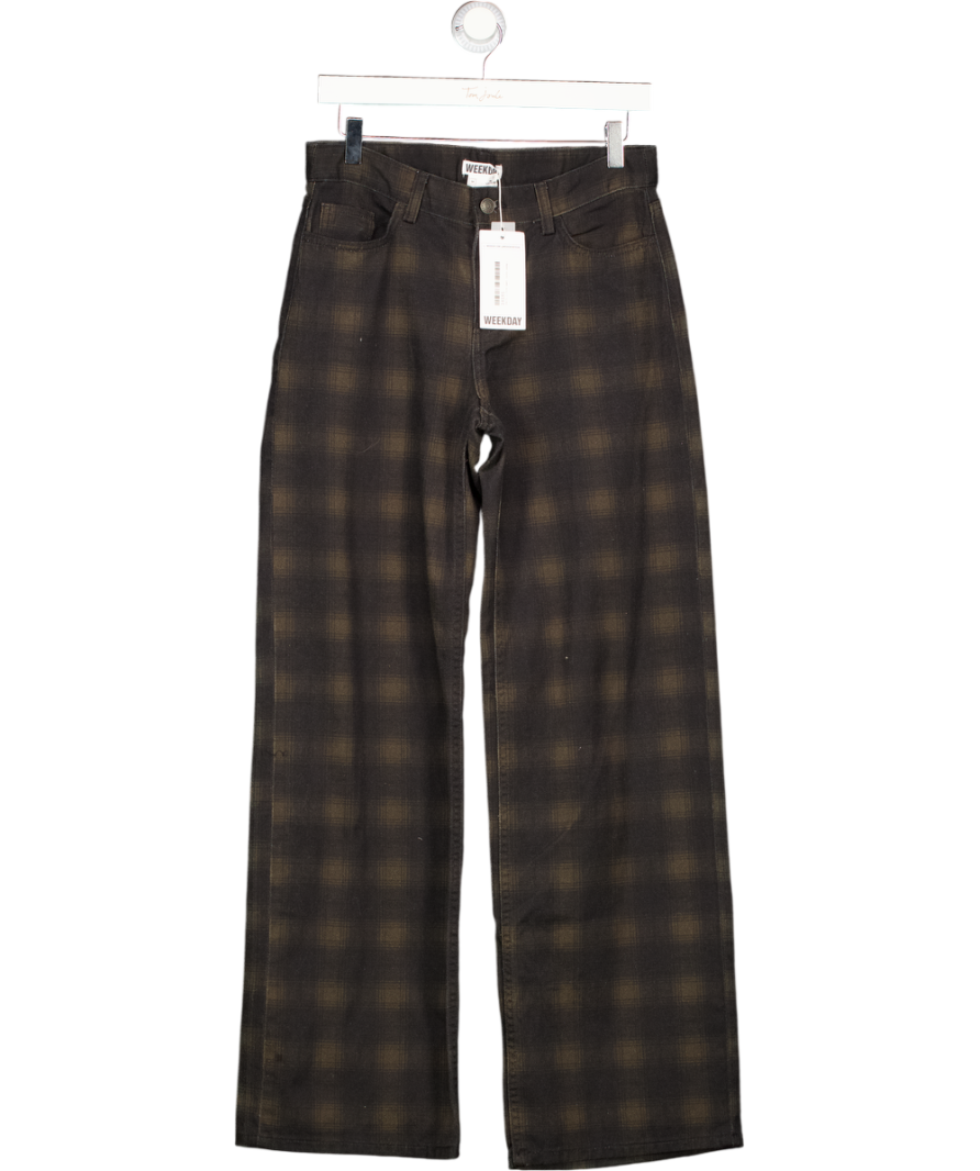 Weekday Black Loose Wide Jeans UK S