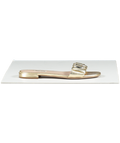 Miu Miu Metallic Gold Oversize Crystal Mordoré Mules UK 4.5 EU 37.5