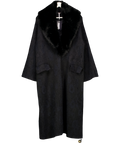Free People Black Twiced Love Coatigan UK S