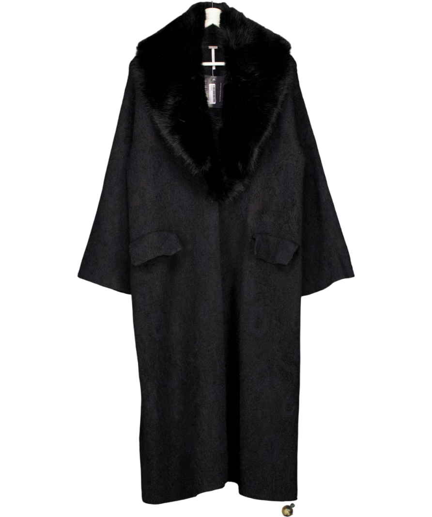 Free People Black Twiced Love Coatigan UK S