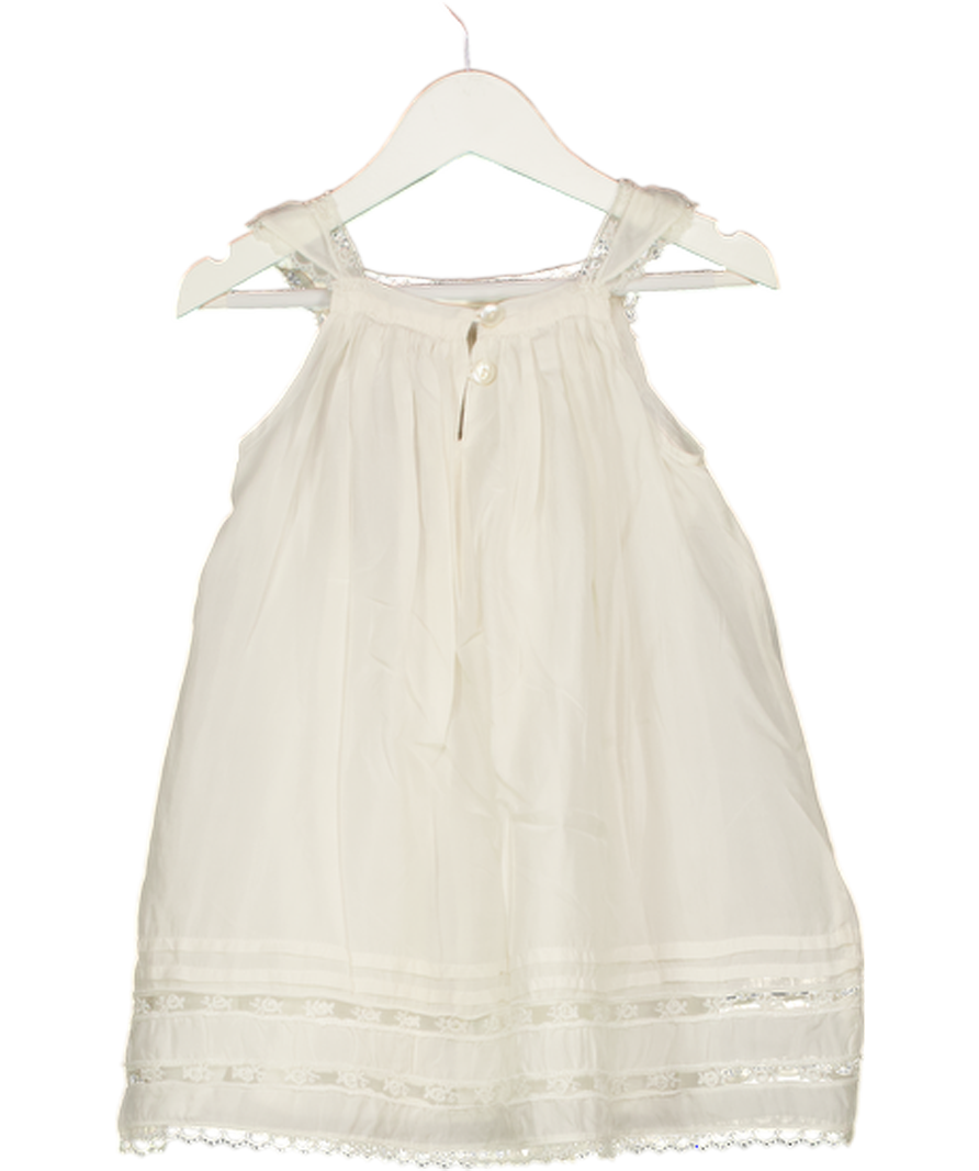 ILOVEGORGEOUSCream Silk Lacey Dress 18-24 Months