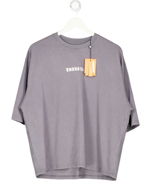 Young LA Grey 4031 Simple Tee UK L