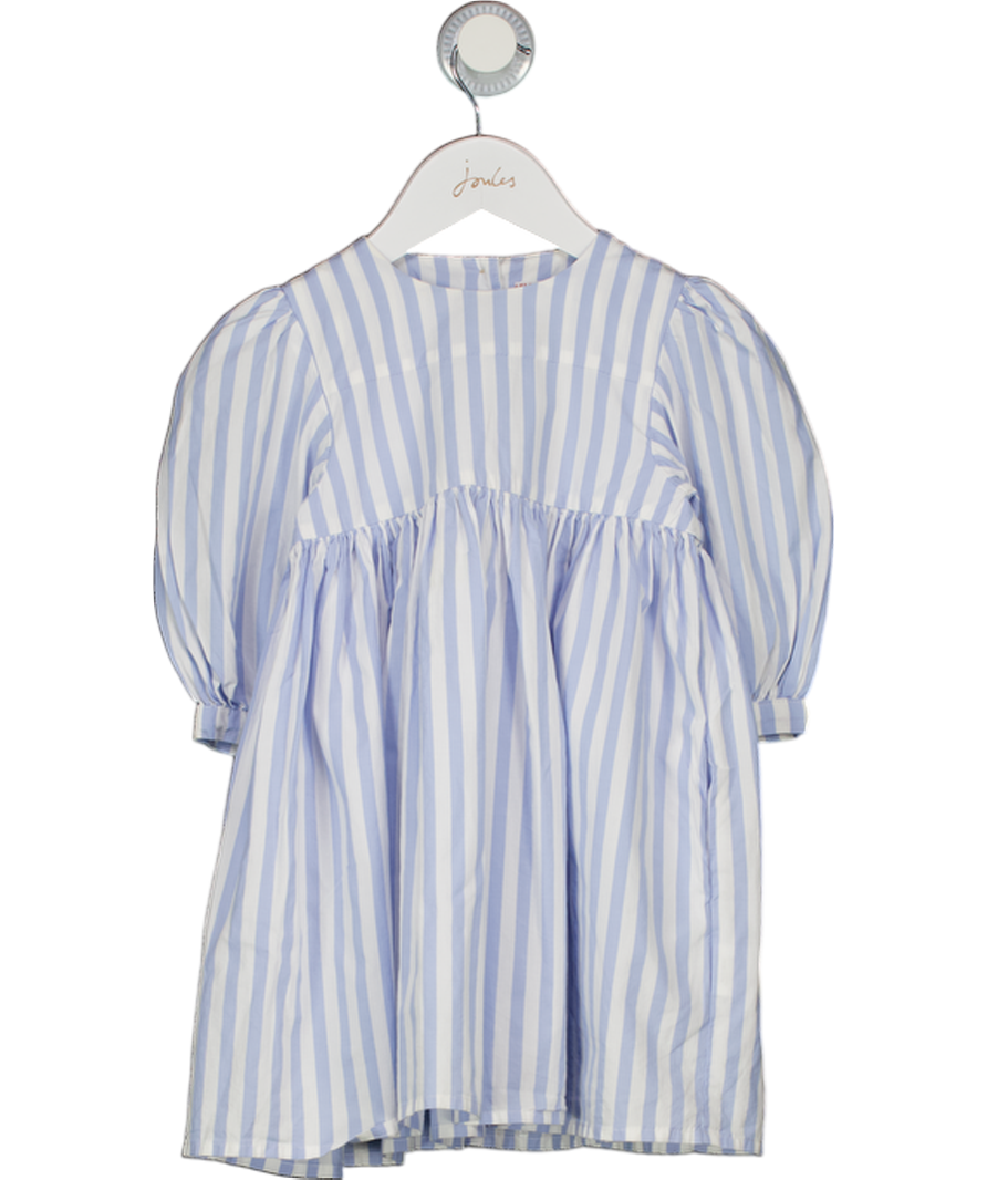 MORLEY Blue / White Striped  Cotton Dress 6 Years