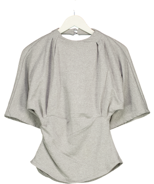 ARRANGE Pleat Detail Top In Grey UK 10
