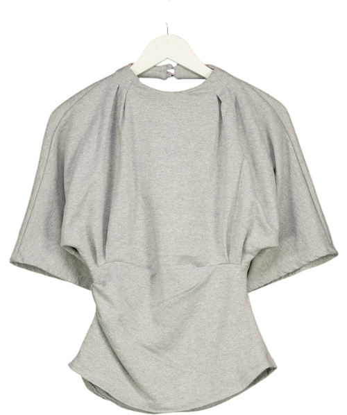 ARRANGE Pleat Detail Top In Grey UK 10