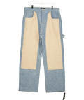 Represent Blue Colour Block Carpenter Denim W33