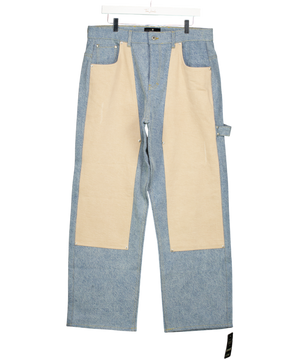 Represent Blue Colour Block Carpenter Denim Jeans W33