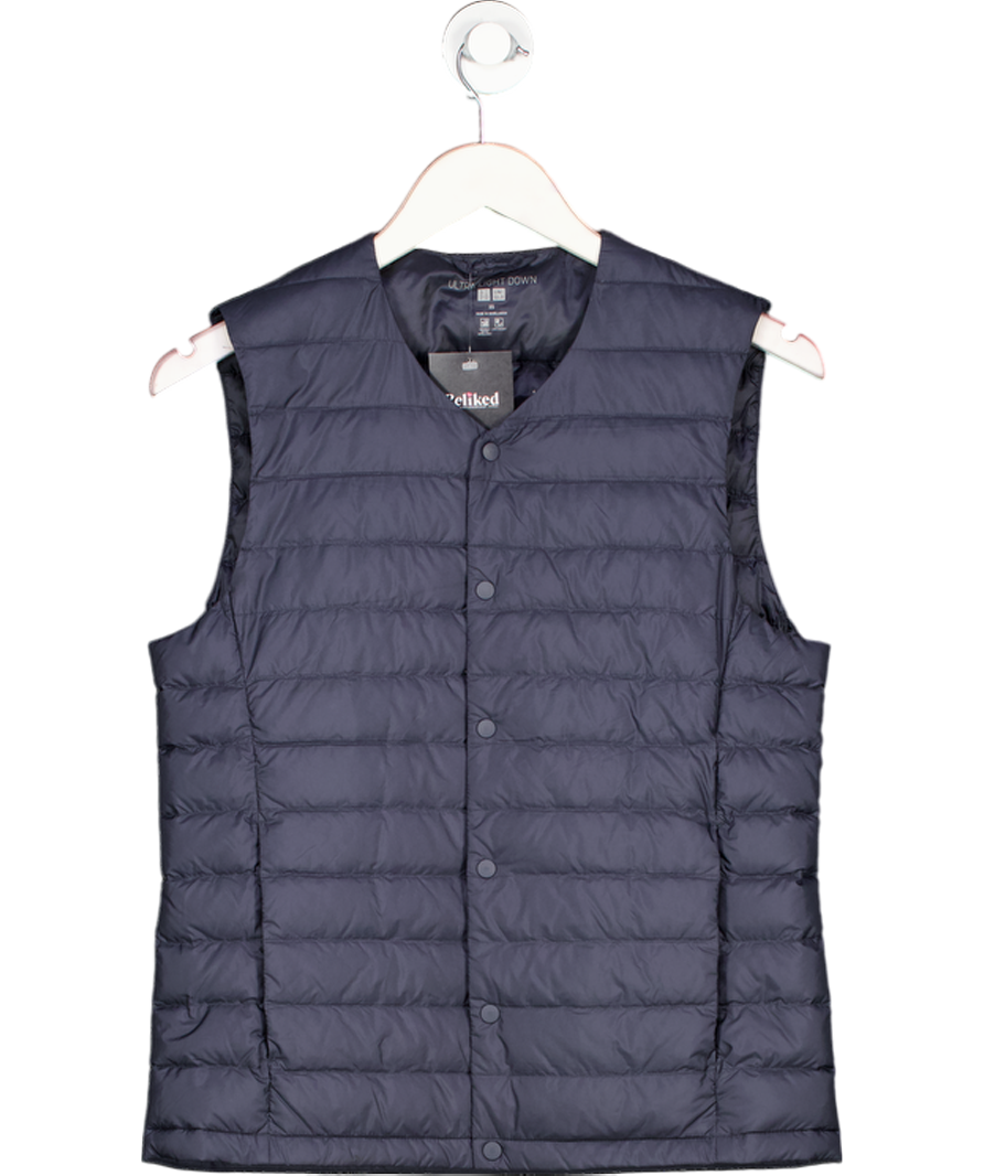 Uniqlo Blue Ultra Light Down Vest UK XS