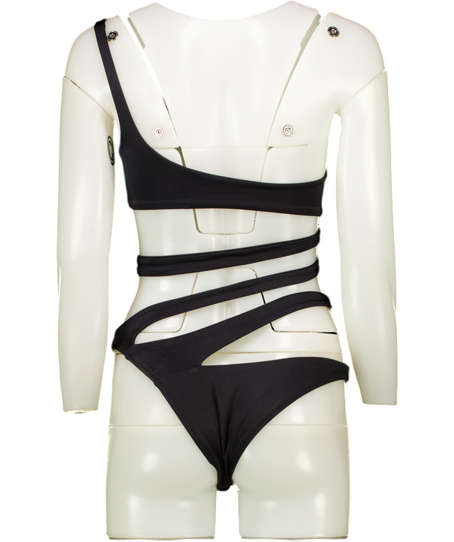Agent Provocateur Black Izaro Swimsuit UK XS