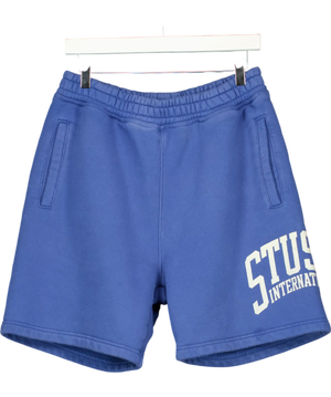 Stüssy Blue Stussy International Fleece Jogger Shorts UK S