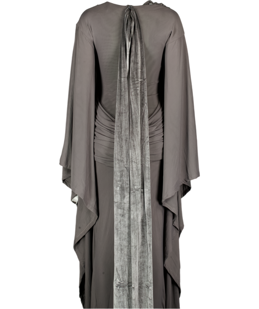BBXBRAND Grey Batwing Gown UK M