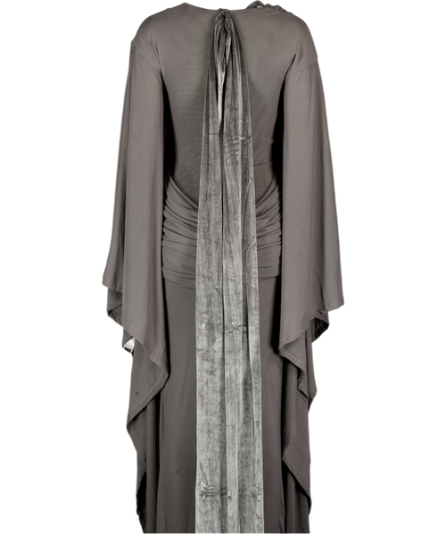 BBXBRAND Grey Batwing Gown UK M