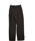ASOS Black Pleated Barrel Leg Trousers UK 8