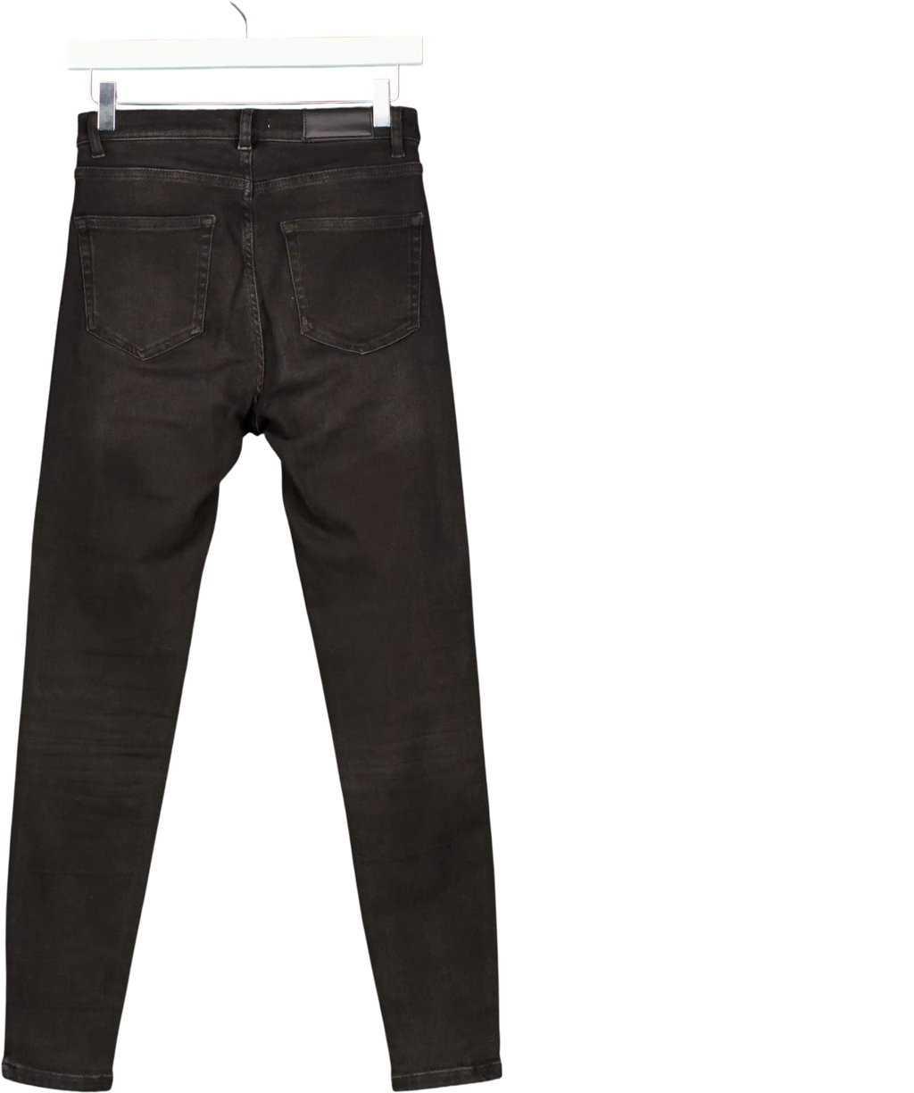 Whistles Black Wash Denim Stretch Sculpted Skinny Jeans W27