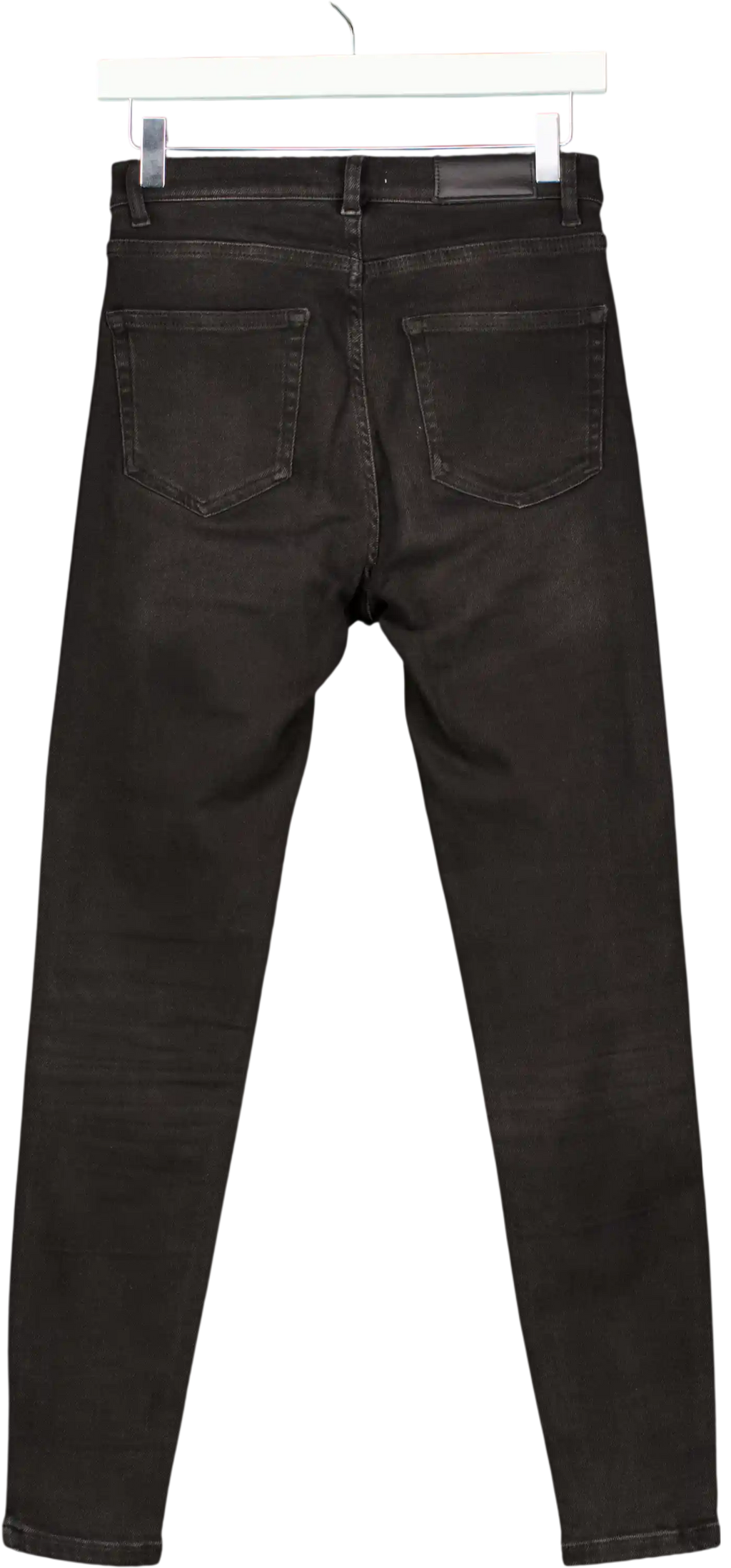 Whistles Black Wash Denim Stretch Sculpted Skinny Jeans W27