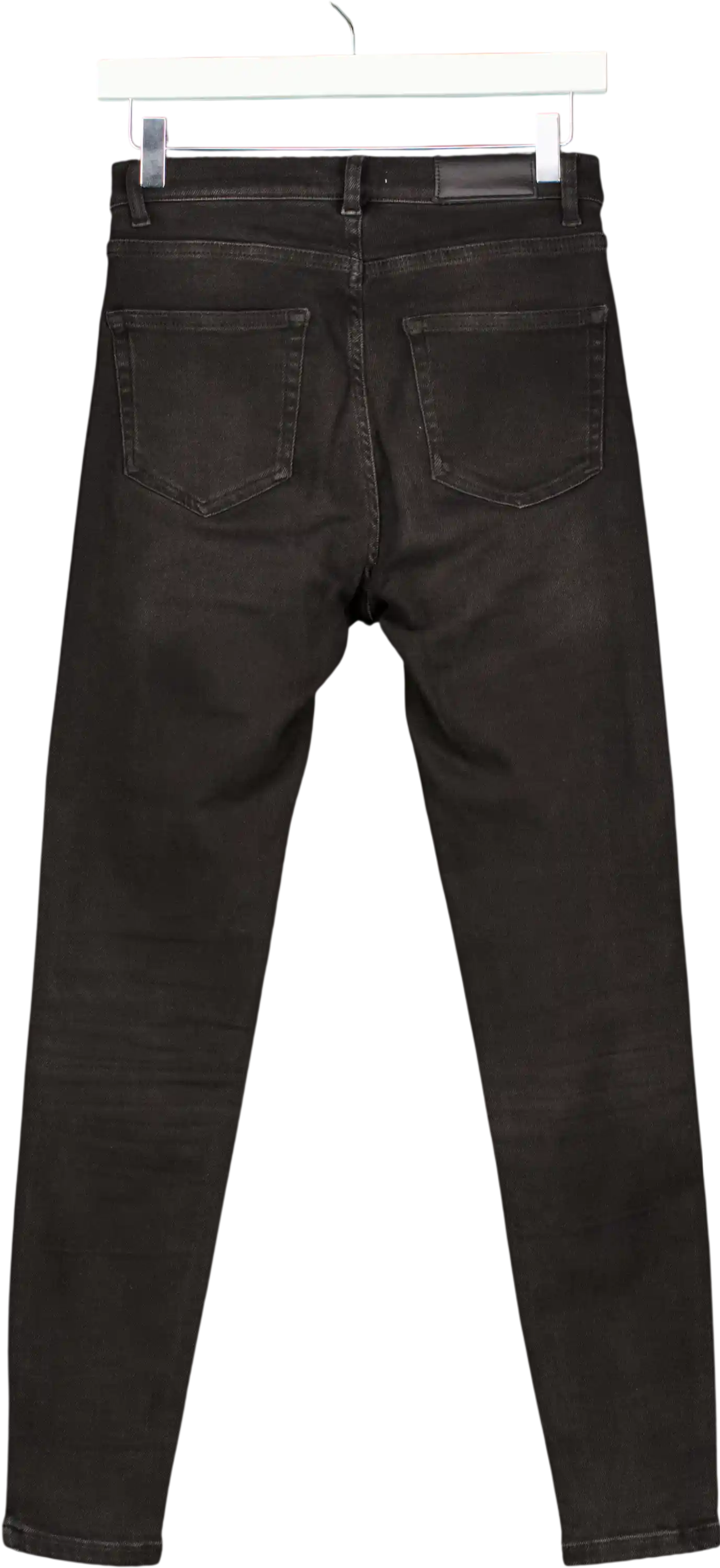 Whistles Black Wash Denim Stretch Sculpted Skinny Jeans W27