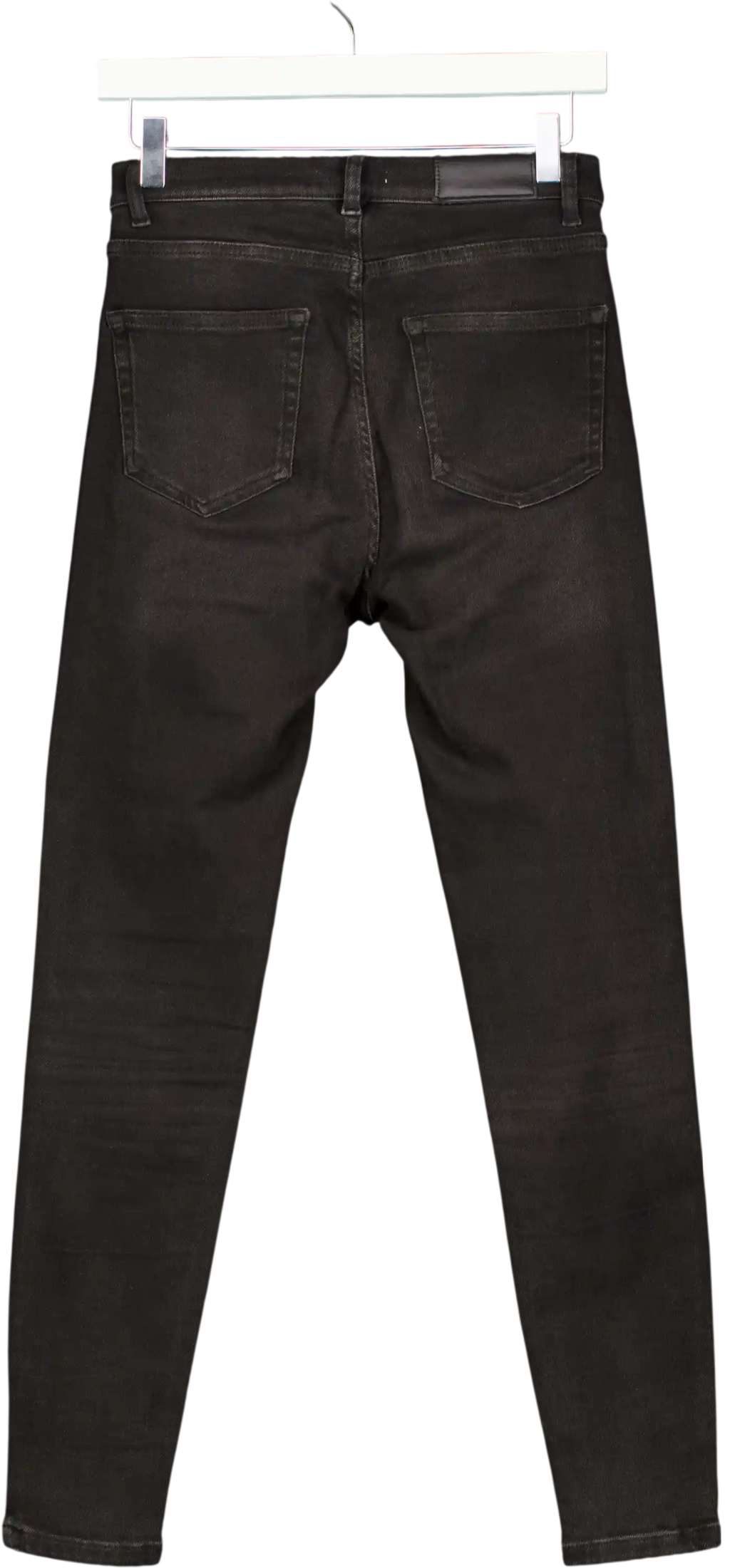 Whistles Black Wash Denim Stretch Sculpted Skinny Jeans W27