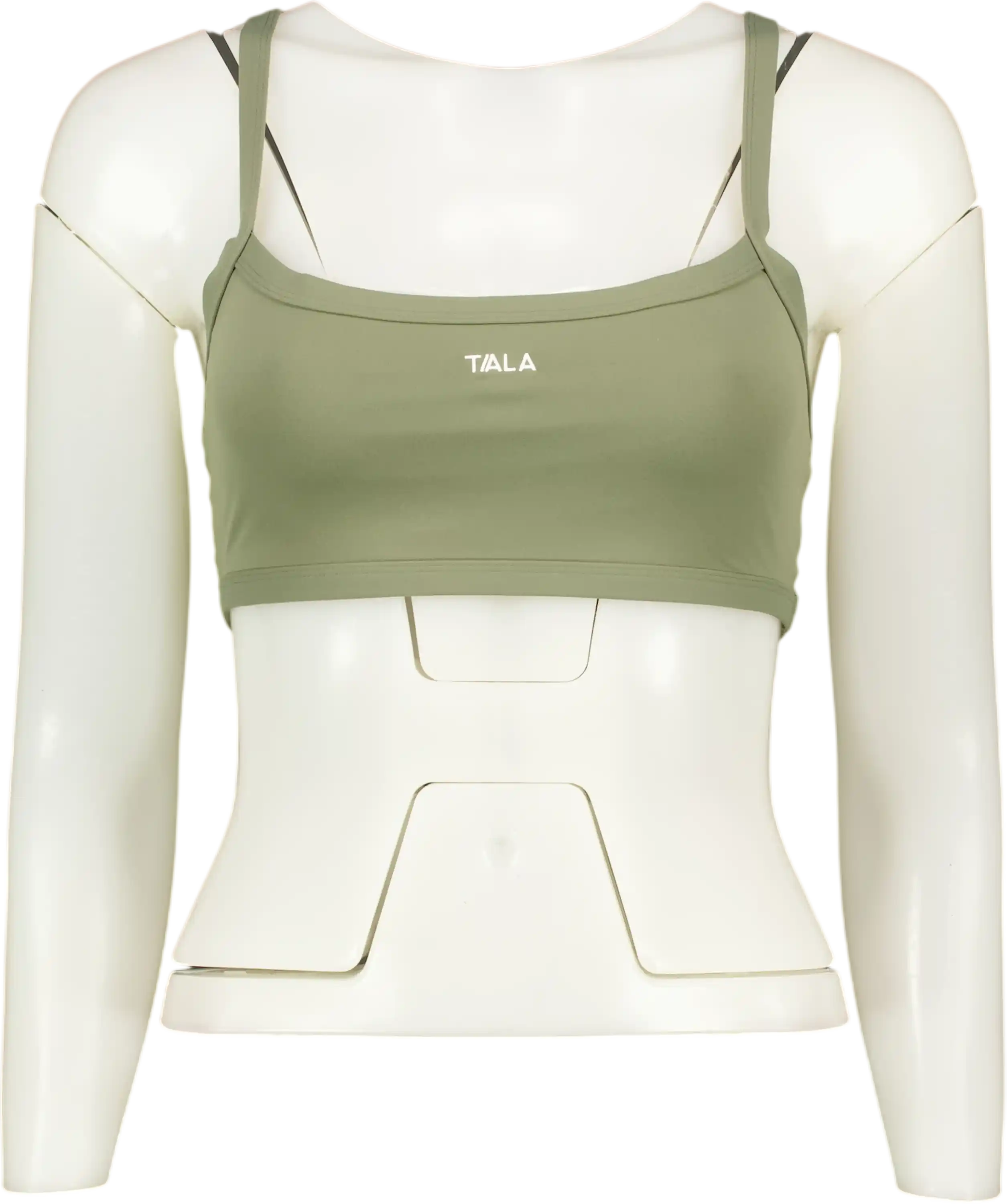 TALA Green Logo Racerback  Sports Bra UK S