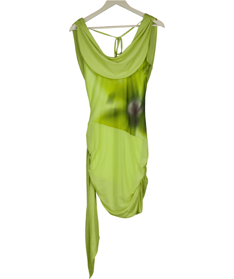 Peppermayo Green Good Fortune Mini Dress UK 10