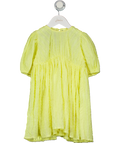 TA-DA! Yellow All Over Tulle Bow Dress 5 Years