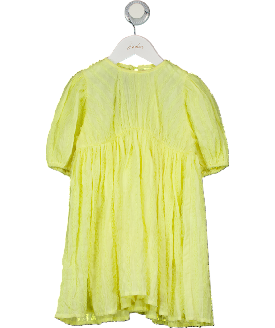 TA-DA! Yellow All Over Tulle Bow Dress 5 Years