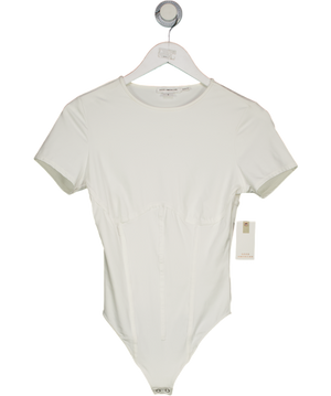 GOOD AMERICAN White Weightless Corset Bodysuit UK S