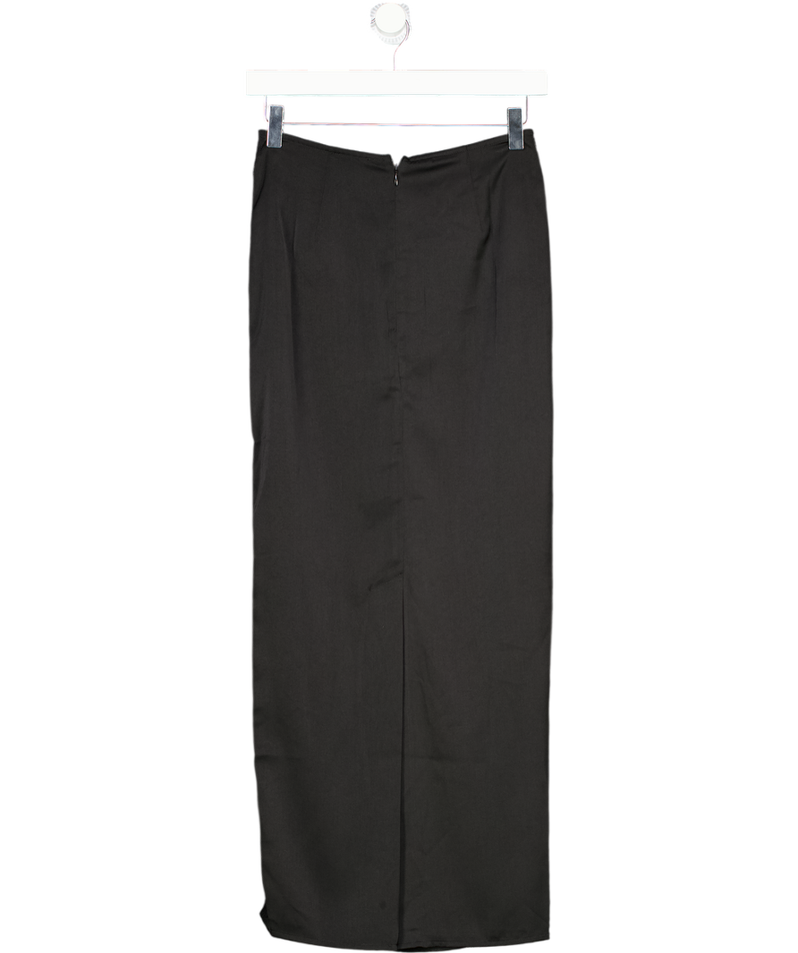 Meshki Black Bellamy Lace Midi Skirt UK XS