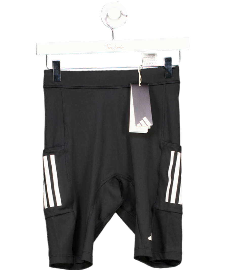 adidas Black Own The Run Short Running Tights UK S