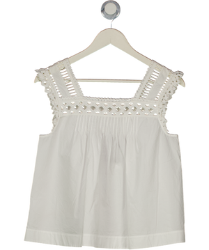 TUCKERNUCK X Studio Mcgee White Pintuck Lace Cami Top UK S