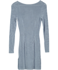 LIONESS Dusty Blue Long Sleeve Mini Dress UK 4