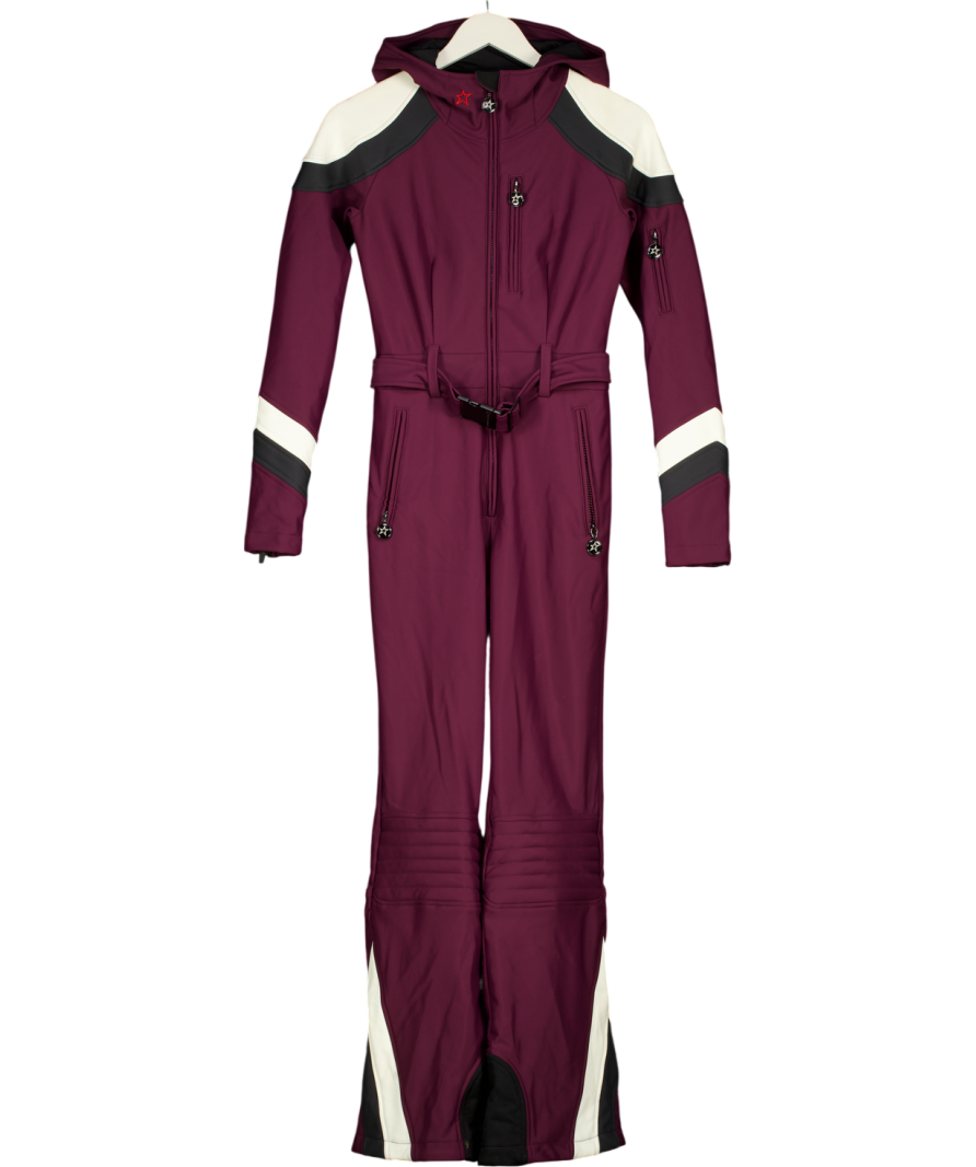 PERFECT MOMENT Red Perfect Moment Women's Allos Ski Suit Ii - Burgundy UK S