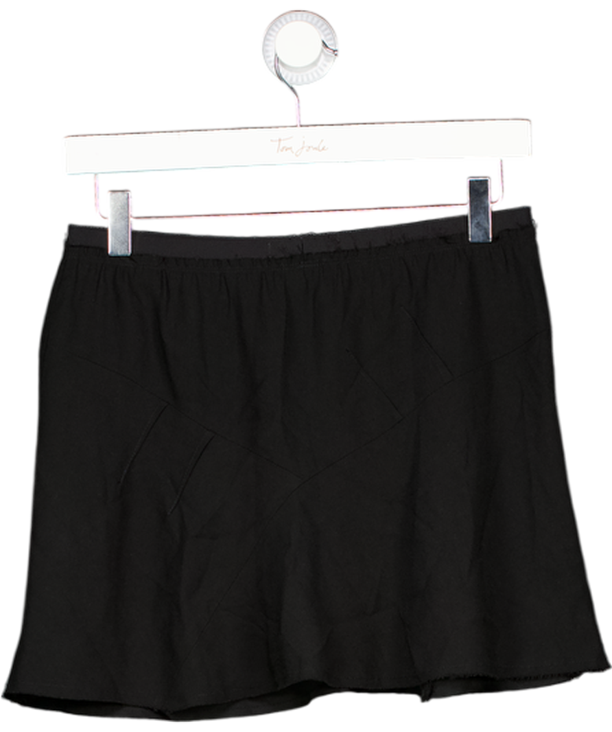 Étoile Isabel Marant Black Seam Detail Mini Skirt Fr36 UK 8
