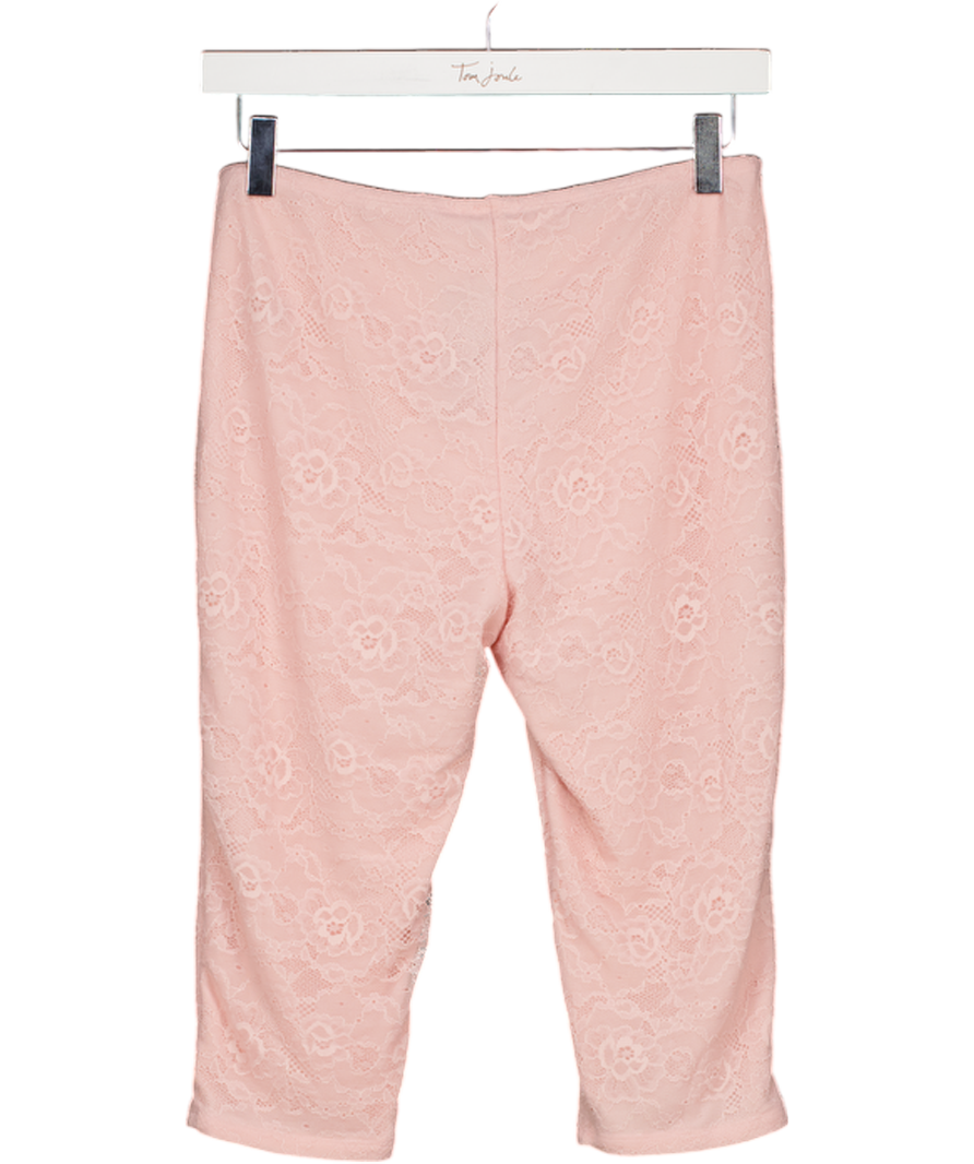 Mars the Label Pink The Brielle Capri Bottoms UK 8