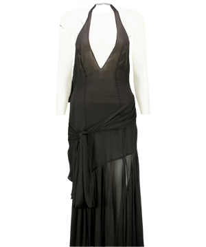 Stolen Stores Black Betta Maxi Dress UK S