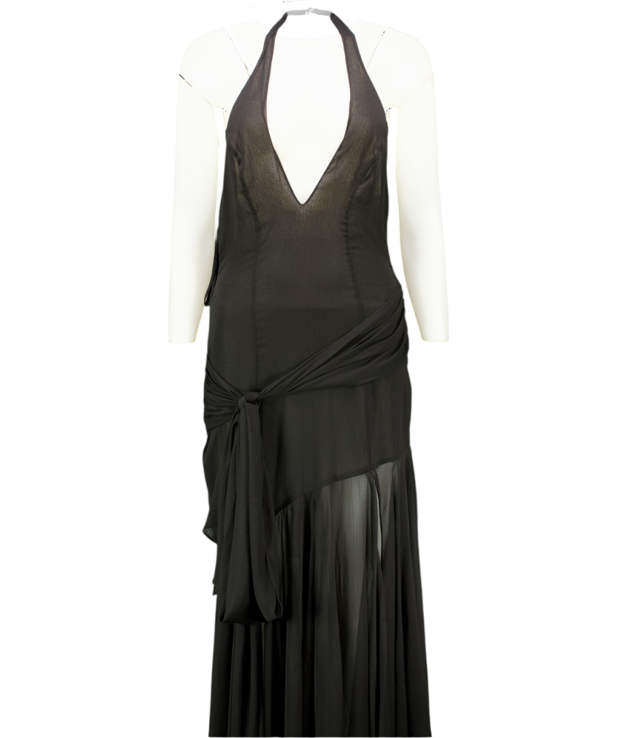 Stolen Stores Black Betta Maxi Dress UK S