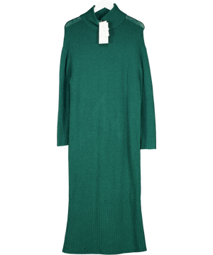 American Vintage Green knit midi Dress Domy UK XS/S