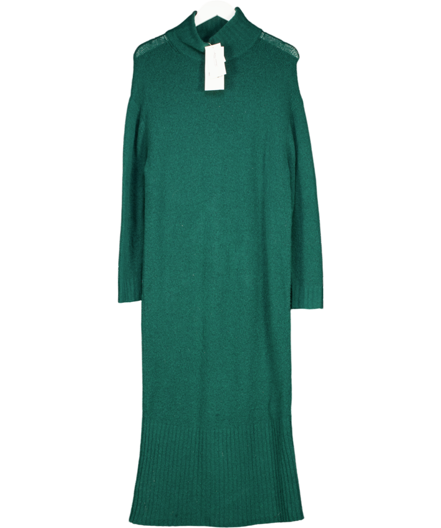 American Vintage Green knit midi Dress Domy UK XS/S