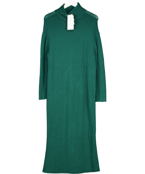 American Vintage Green knit midi Dress Domy UK XS/S