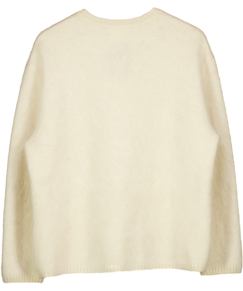 almada label Floy Cashmere Sweater, Cream UK S
