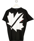 DSQUARED2 Black Maple Leaf Logo T-shirt 16 Years