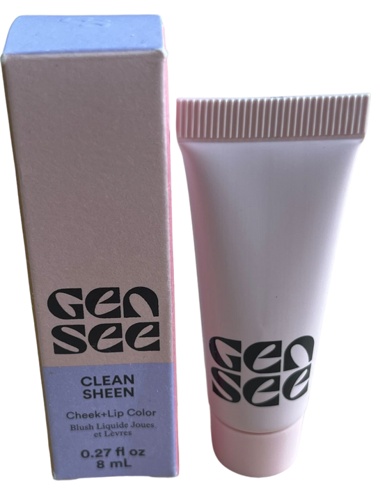 Gen See Clean Sheen Plum Cheek+Lip Color 8 mL
